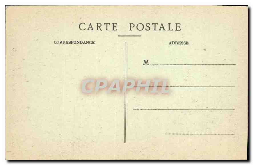 CPA Marseille N D de la Garde  — Rückseite