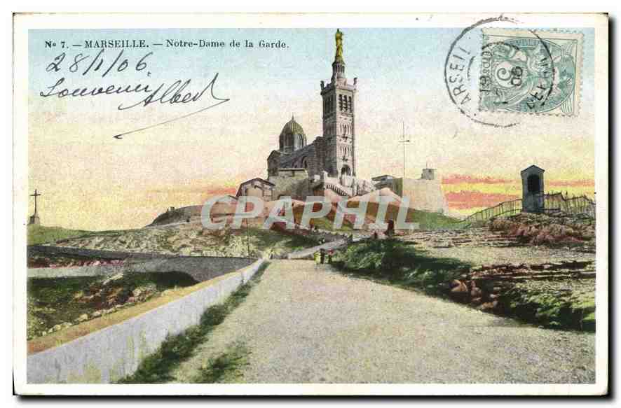 CPA Marseille Notre Dame de la Garde 