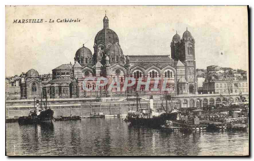 CPA Marseille La Cathedrale 