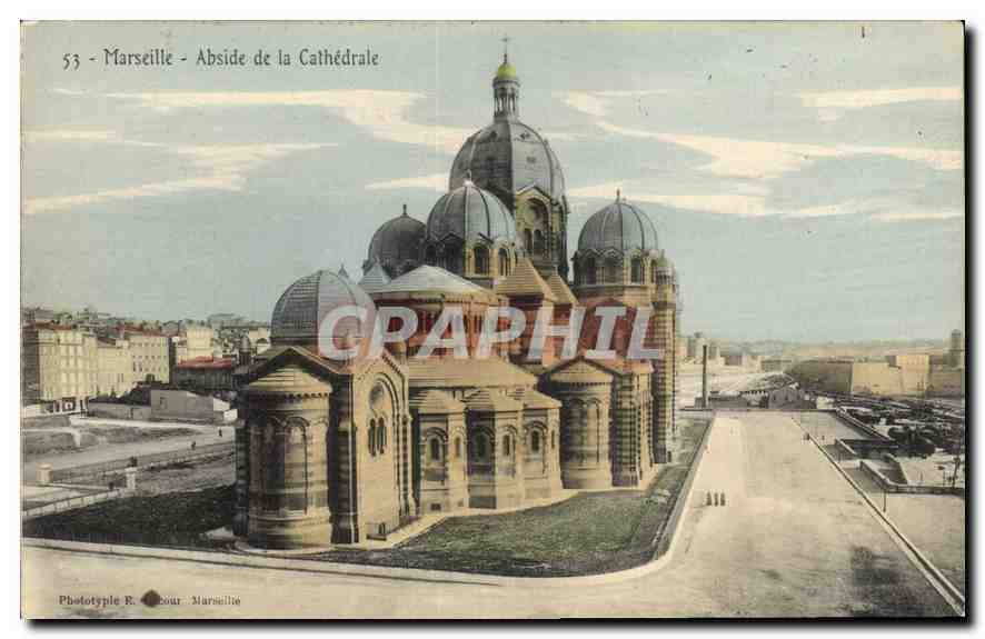 CPA Marseille Abside de la Cathedrale 