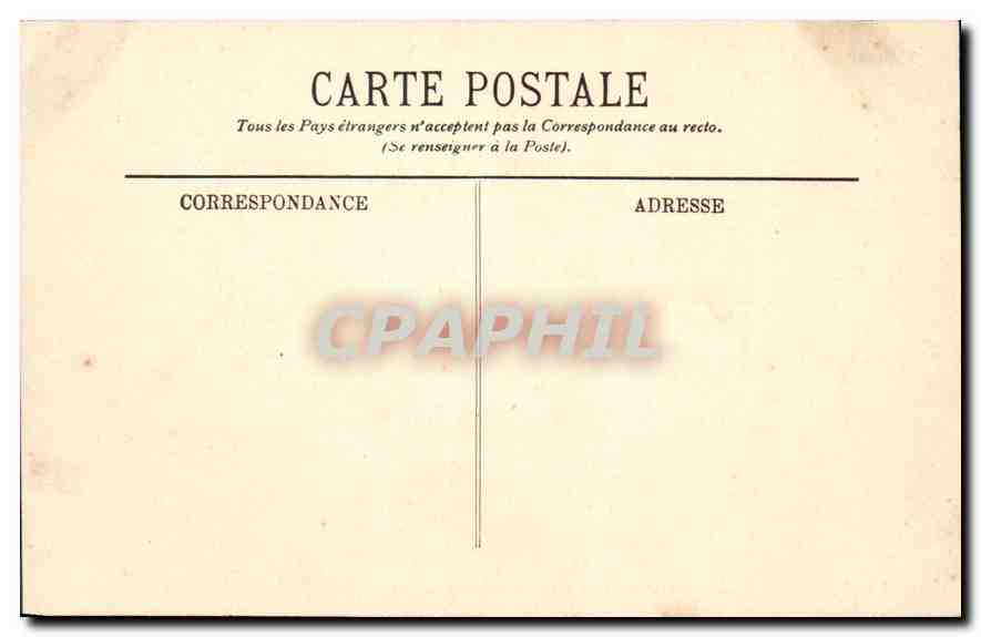 CPA Marseille Notre Dame de la Garde cote nord  — Verso