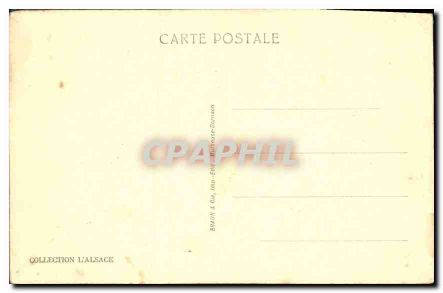 CPA Le Couvent de Sainte Odile vu d'avion  — Rückseite