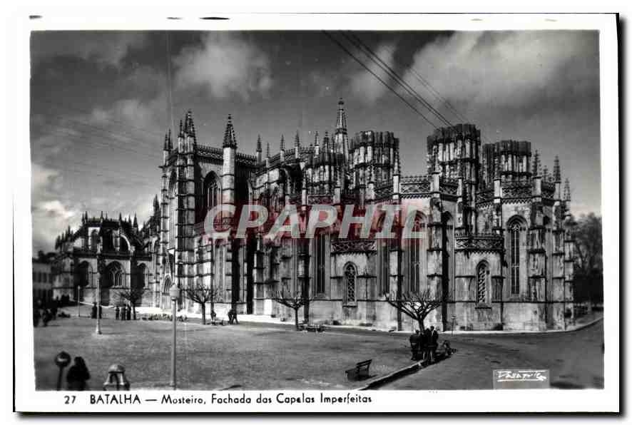 CPM Batalha Mosteiro Fachada das Capelas Imperfeitas 