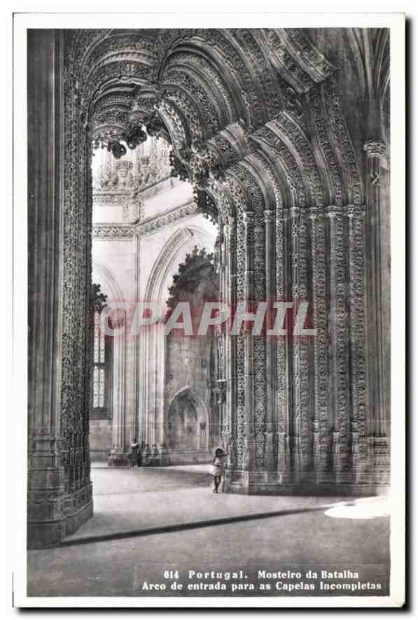 CPM Portugal Mosteiro da Batalha Arco de entrada para as Capelas Incompletas 
