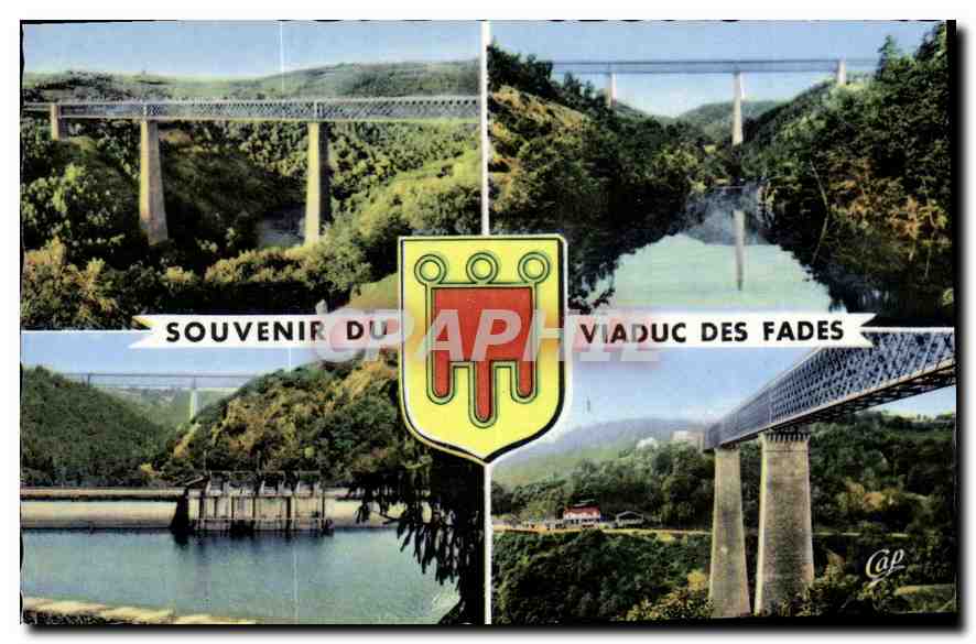 CPM Les Fades le Barrage et le Viaduc le Geant d'Europe 