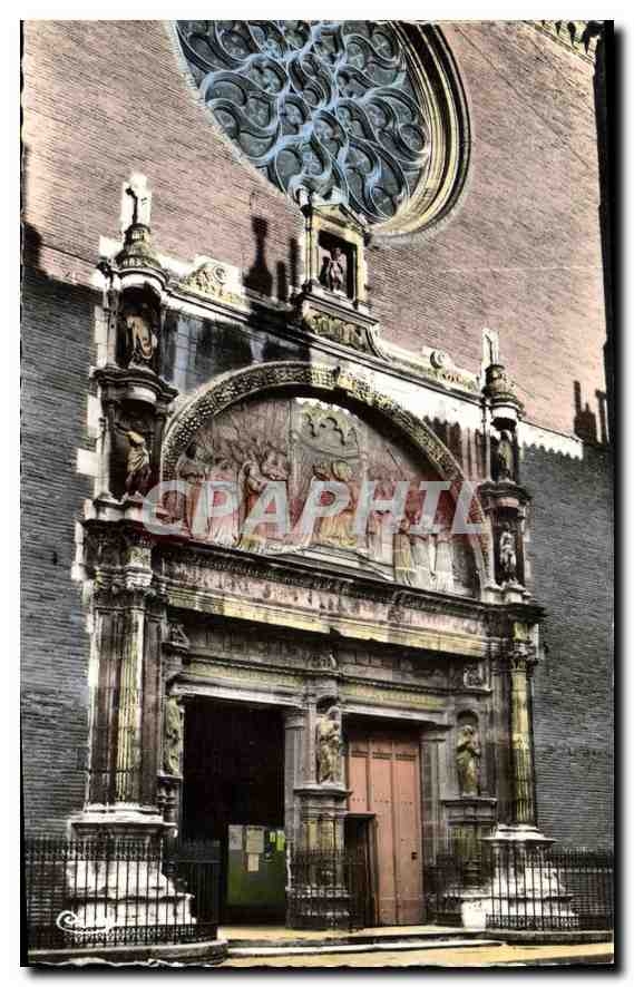 Toulouse (Hte-Garonne) — Entrée de l'église de Dalhade (XVIe s.) — Galeries Photographiques Vertuaires