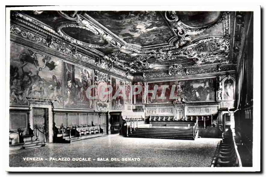 CPA Venezia Palazzo Ducale Sala des Senato 