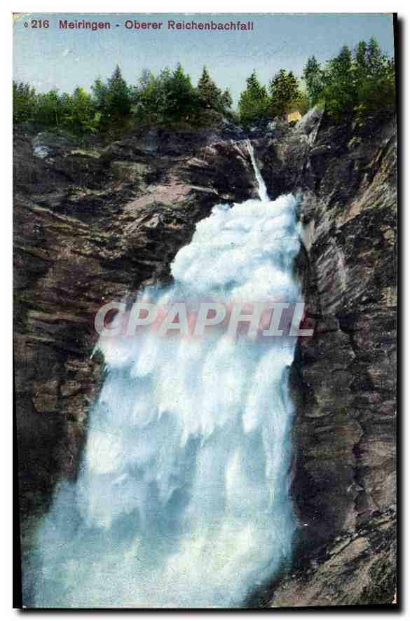 CPA Meiringen Oberer Reichenbachfall 