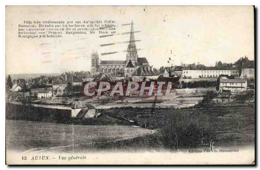 CPA Autun Vue generale 