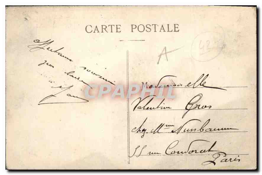 CPA Saint Etienne Vue generale Cote Nord  — Rückseite