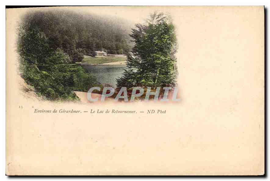 CPA Environs de Gerardmer Le Lac de Retournemer 