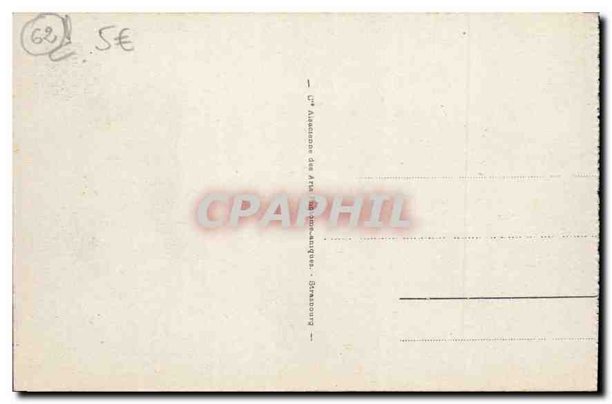 Le Touquet-Paris-Plage - Vue générale — éditeur : Alsaçanne des Arts Franco-allemands, Strasbourg — n° de série 126 — Rückseite