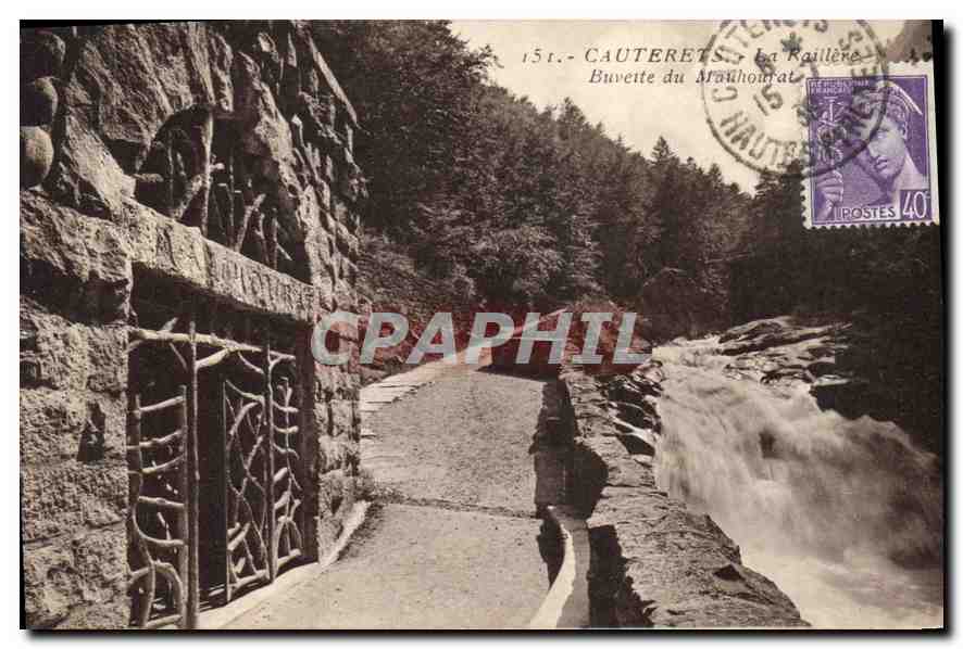 Cauterets - La Raillère - Buveite du Mauhoutrat