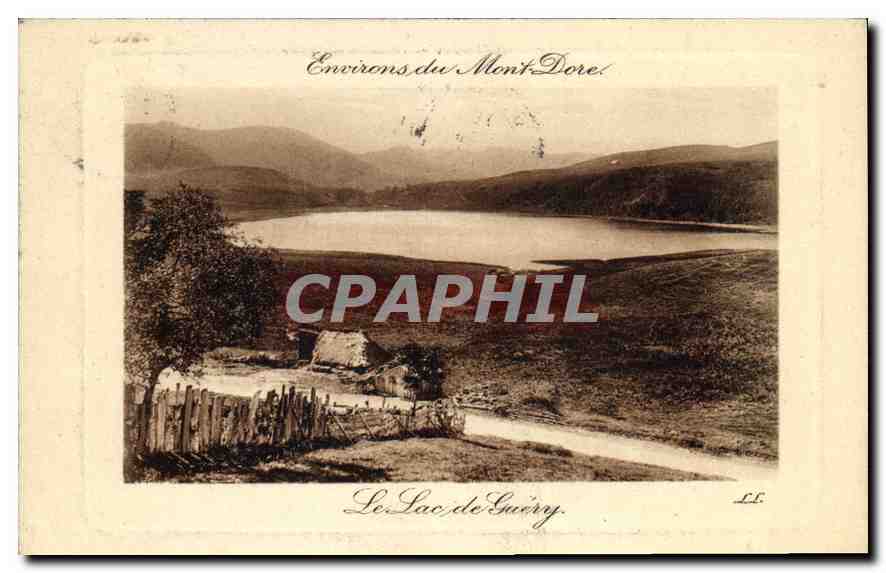 CPA Environs du Mont Dore Le lac de Guery
