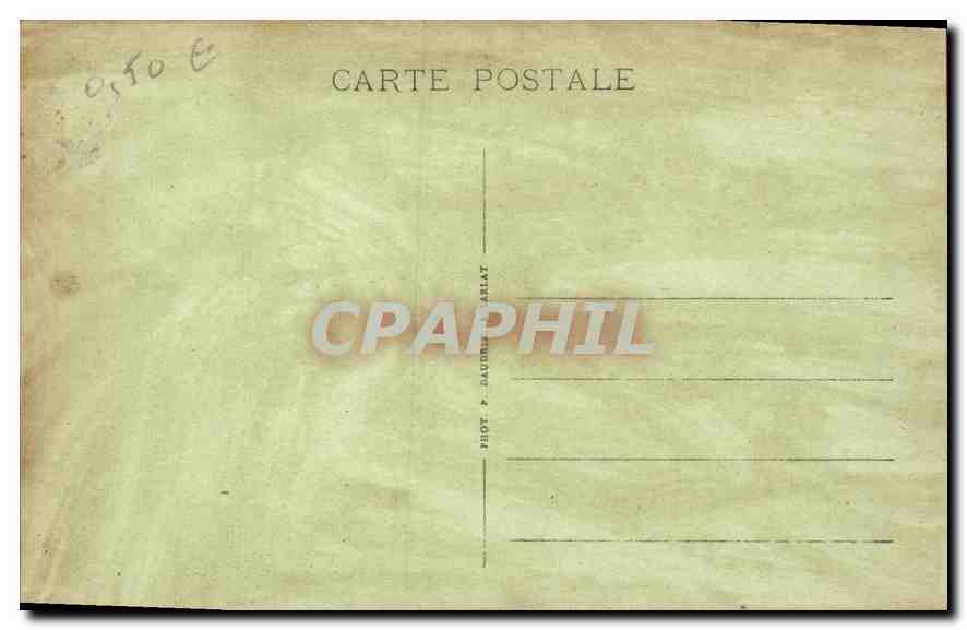 CPA Station Prehistorique des Eyzies Dordogne Rocher de Font de Gaume  — Verso