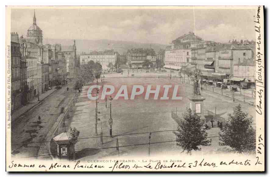 CPA Clermont Ferrand La Place de Jaude 