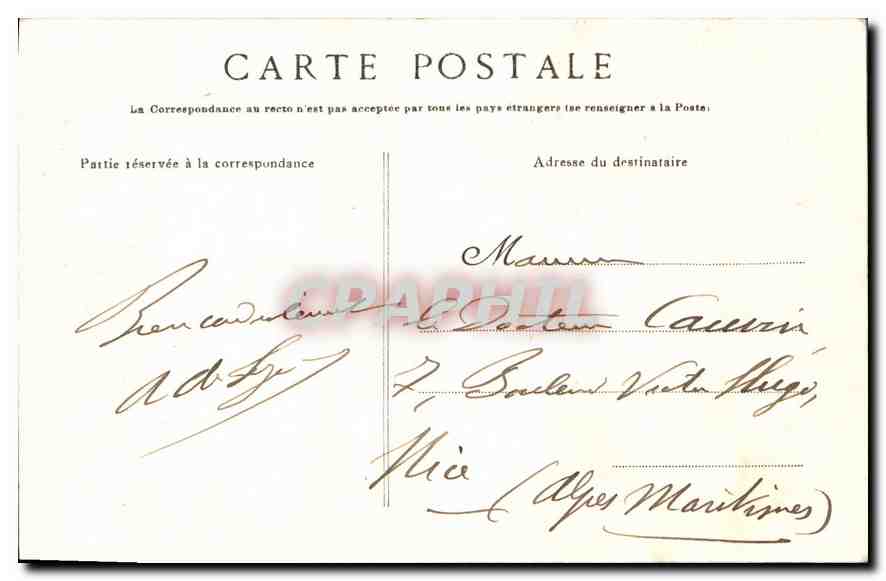 CPA Saint Pol de Leon Le Creisker Le Clocher a Jour  — Back