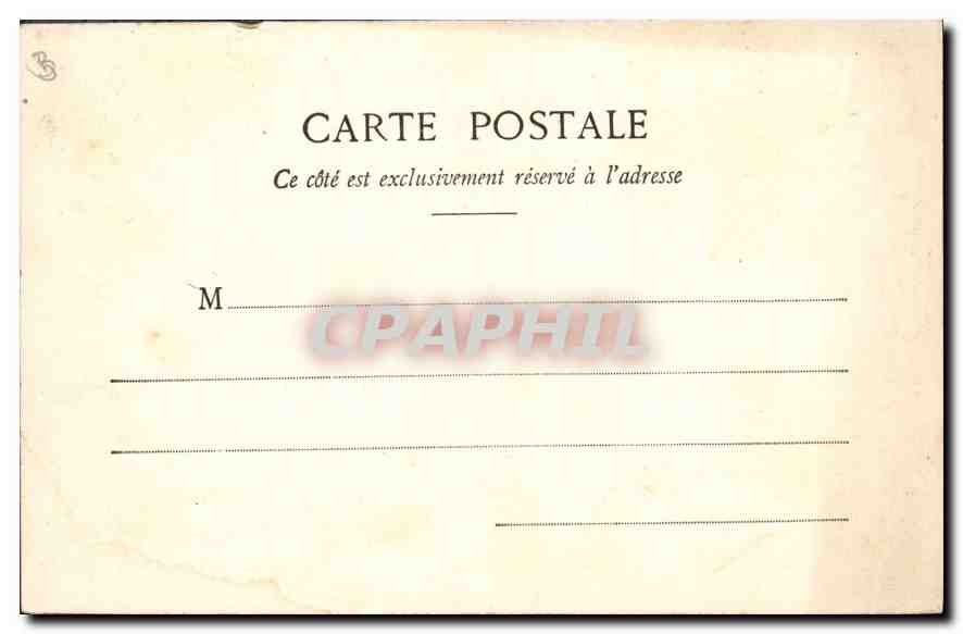 CPA Montpellier L'Arc de Triomphe et Clocher de Ste Anne  — Rückseite