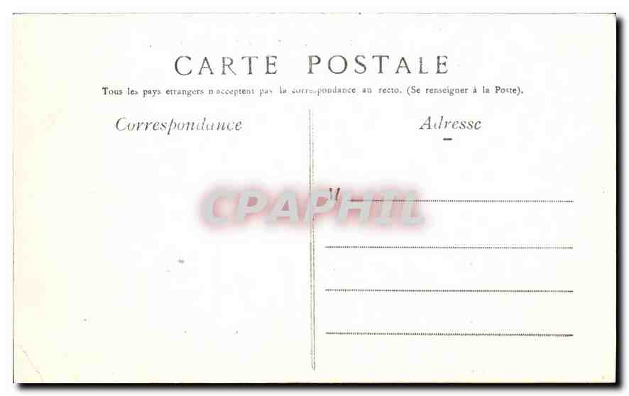 CPA Nimes Allees de la Fontaine  — Rückseite