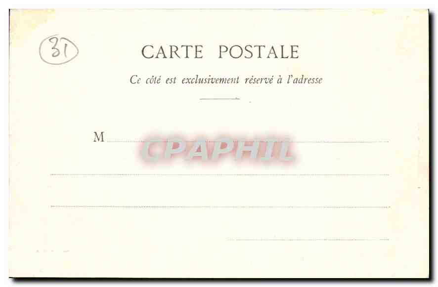 Toulouse - Vue Générale sur la Garonne — cliché A. Trantou — Verso