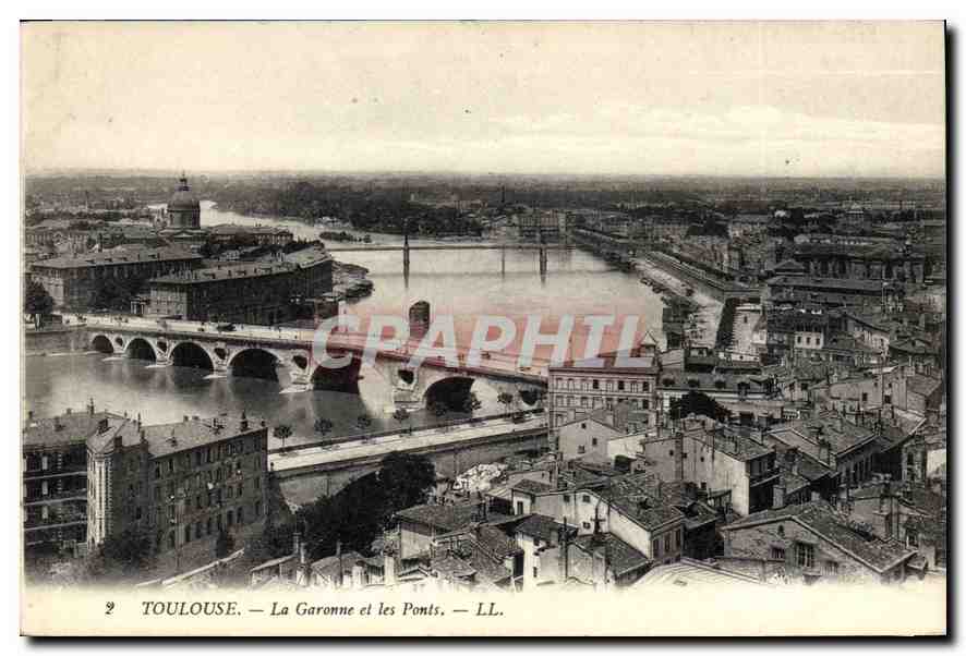 CPA Toulouse La Garonne et les Ponts 