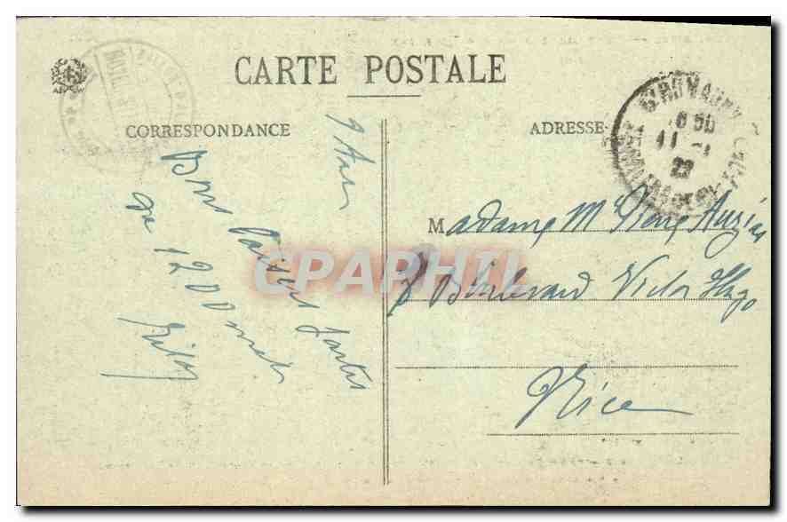CPA Le lac de Percre ou Stensee entre Wesserling et le ballon d'Alsace — Verso