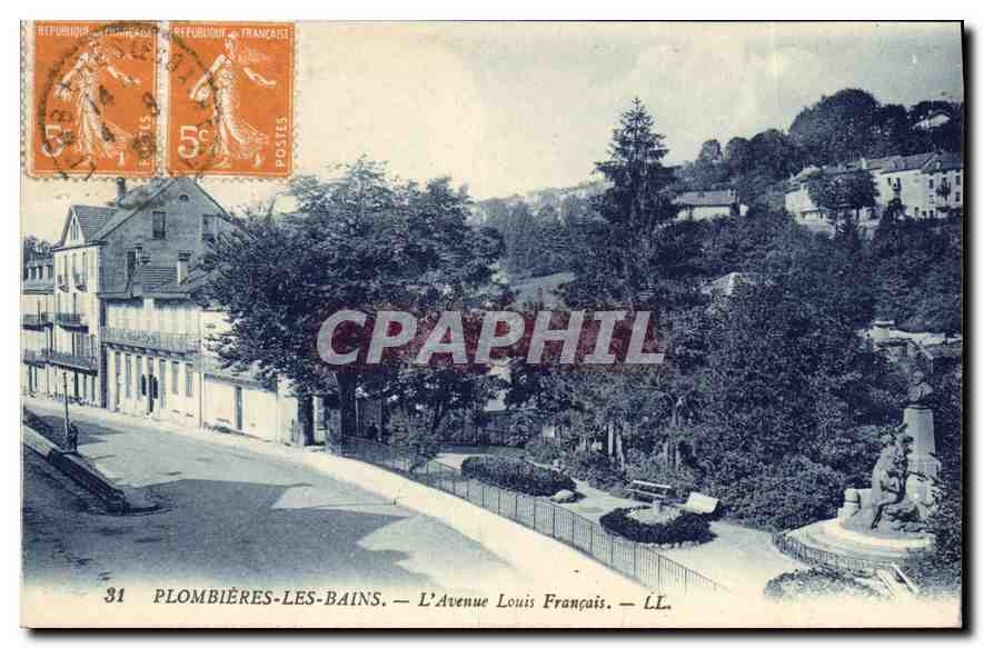 CPA Plombieres les Bains L'Avenue Louis Francais 
