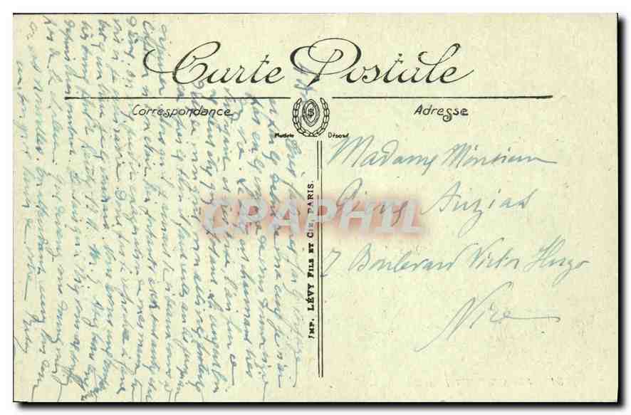 CPA Plombieres les Bains L'Avenue Louis Francais  — Verso