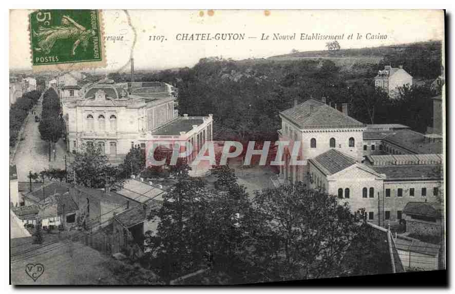 CPA Chatel Guyon Le nouvel Etablissement et le Casino 