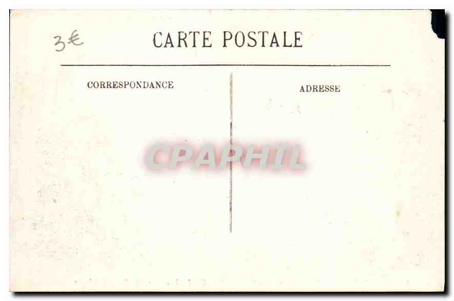 CPA Montresor Vue d'Ensemble du Chateau et les Vieilles Tours Les Bords de l'Indre  — Verso