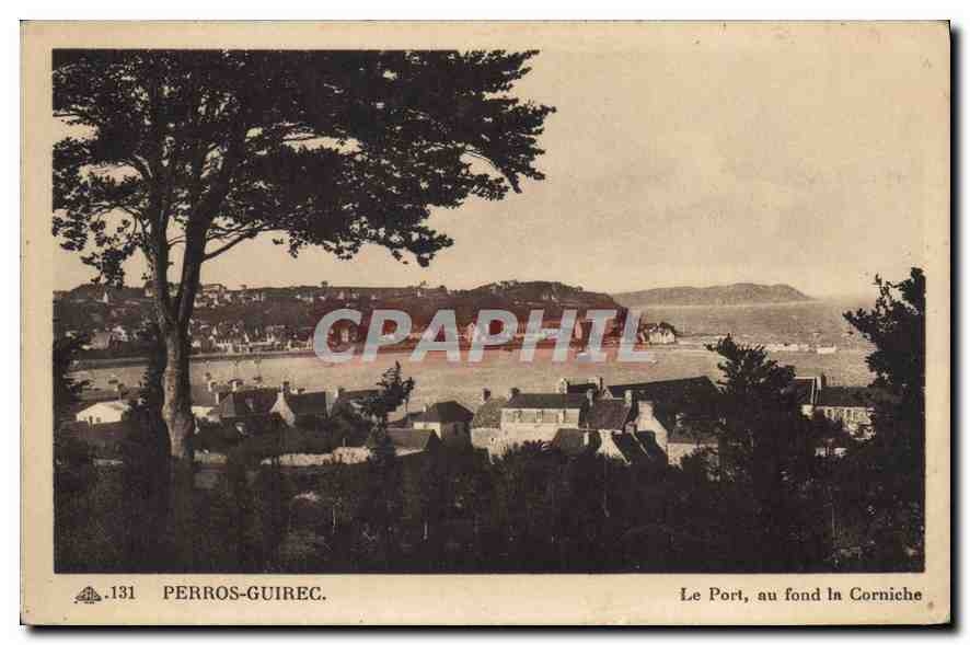 Perros-Guirec — Vue du port et de la corniche — C. des Arts Photographiques, Strasbourg