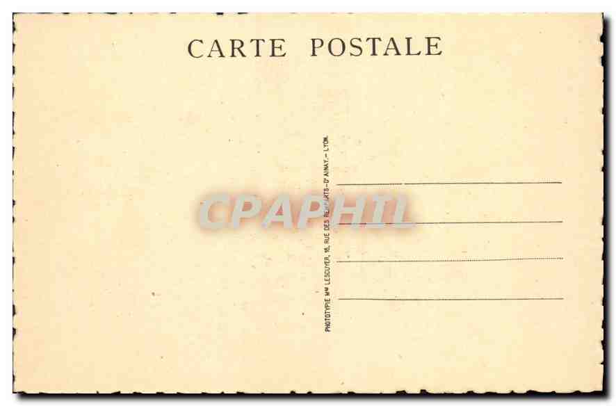 CPA Lyon Artistique La Prefecture et ses Jardins  — Verso