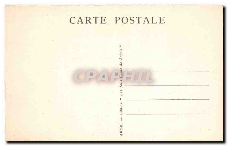 CPA Pralognan la Vanoise Giacier de la Grande Casse  — Rückseite