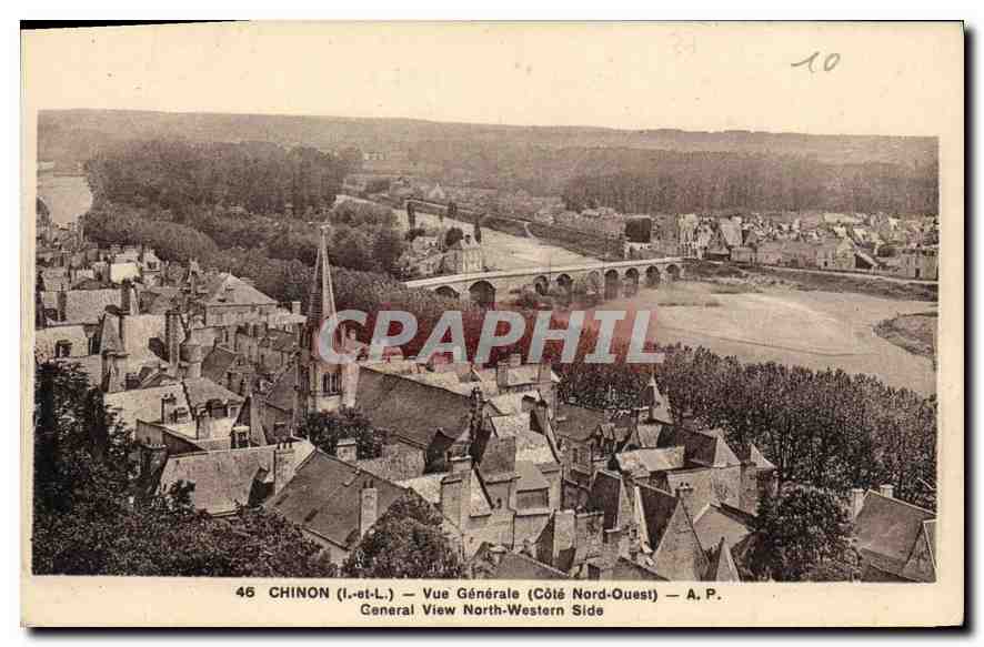 CPA Chinon I et L Vue generale 