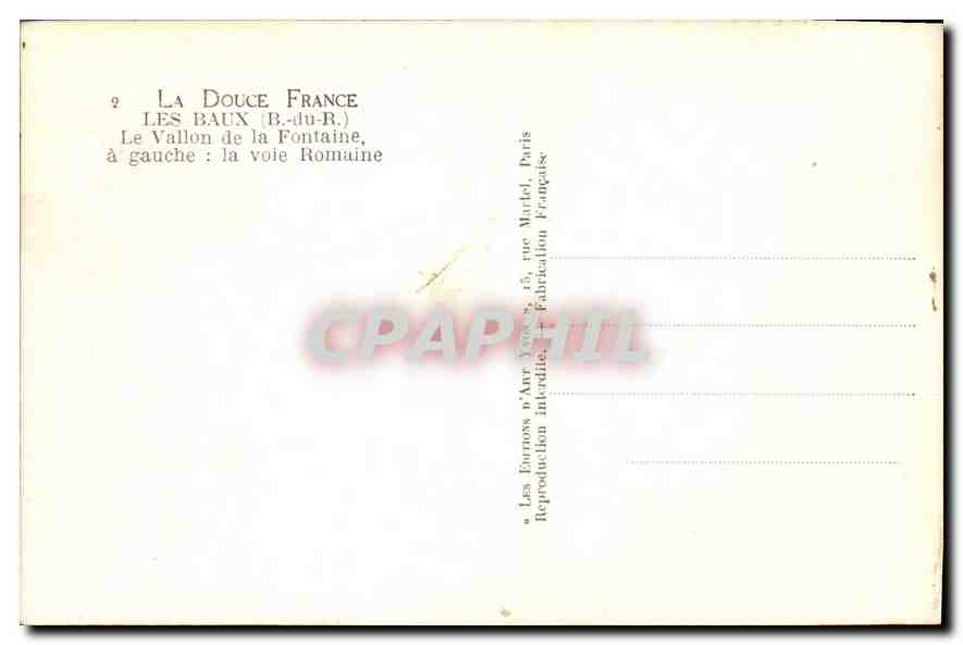 Les Baux (B.-du-R.) — Le Vallon de la Fontaine, vue romaine — Yvon — Reverso