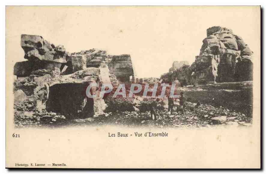 Les Baux - Vue d'Ensemble — Phototyp. E. Lacour — Marseille, n° 621