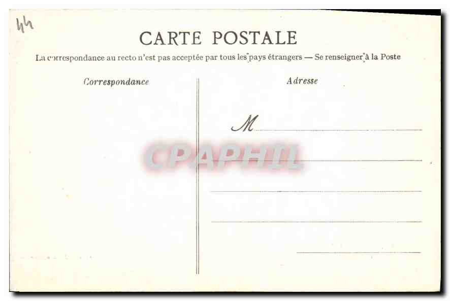 CPA Le bourg de Batz Loire Inf La Grotte des Bergers  — Verso