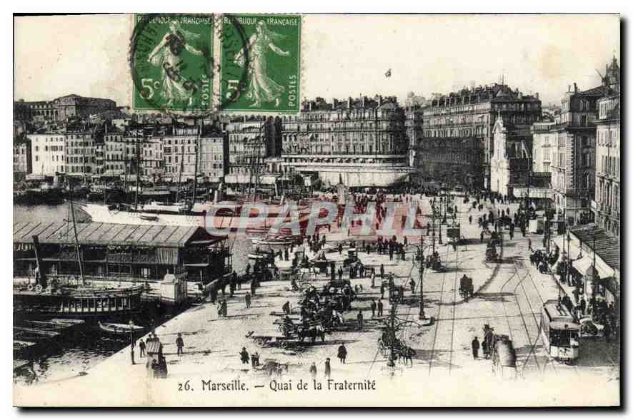 CPA Marseille Quai de la Fraternite 