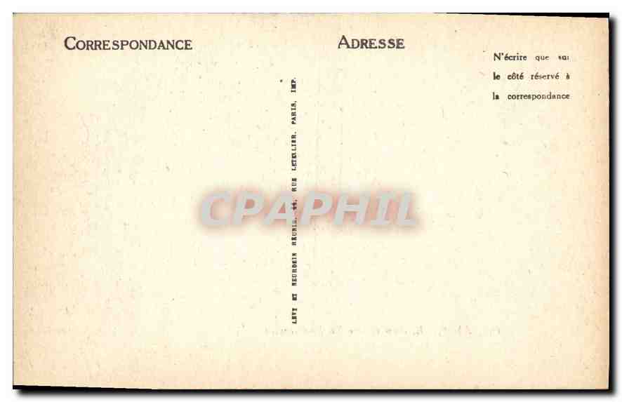 CPA Amboise d'apres une Veille Gravure  — Verso