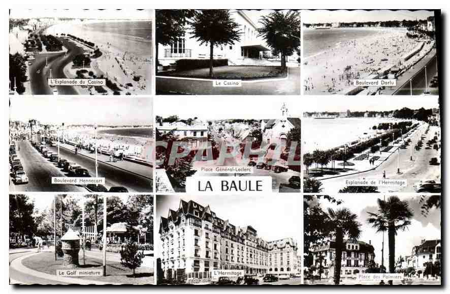 CPA La Baule L'esplanade du casino Boulevard Hennecart Golf 