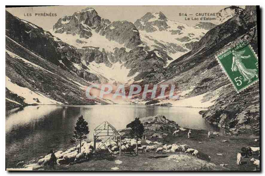CPA Les Pyrenees Cauterets Le Lac d'Estom 