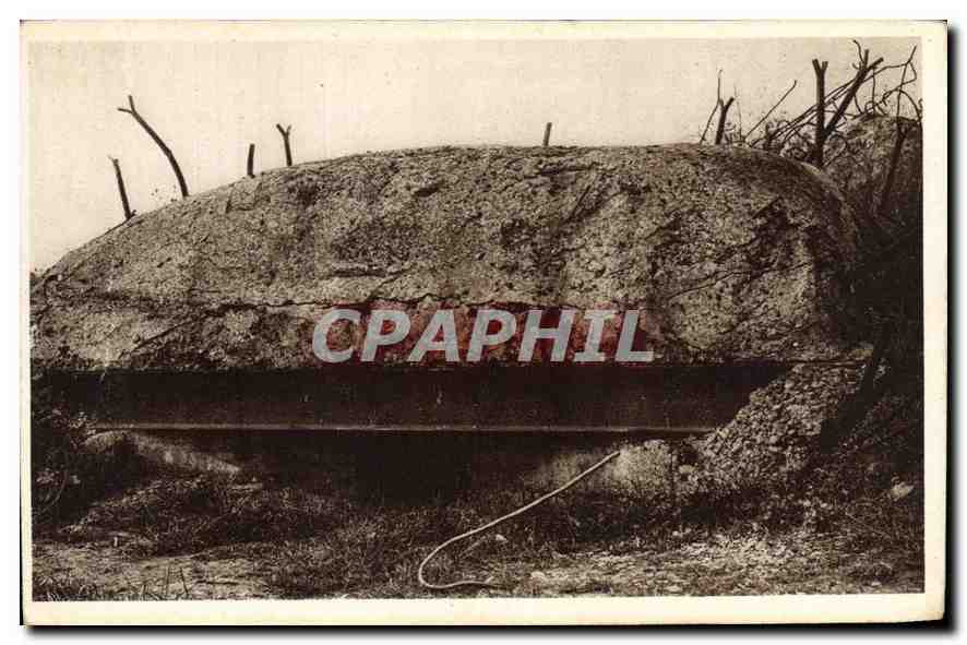 CPA Fort de Vaux Abri betonne