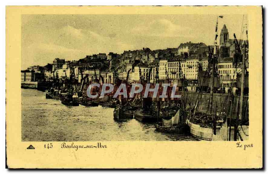 Boulogne-sur-Aber — El puerto — Edición Galigne de París, n° 145