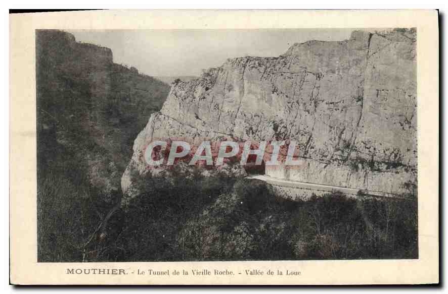 Mouthier - Le Tunnel de la Vieille Roche - Vallée de la Loue