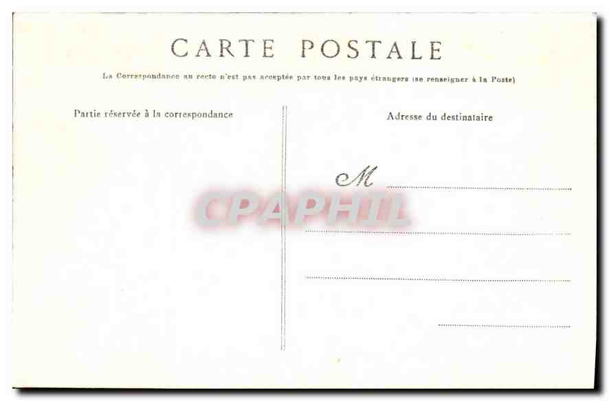CPA Biarritz La Cote des Basques et les Pyrenees  — Verso
