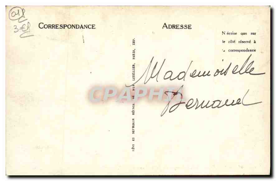 CPA Bellegarde Georges de la Valserine  — Rückseite