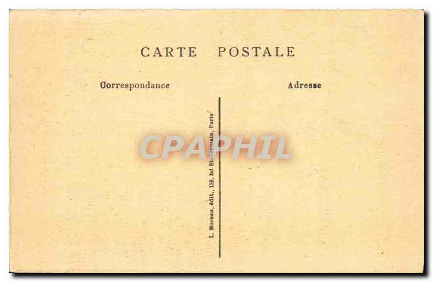 CPA Chateau de Laversine  — Rückseite