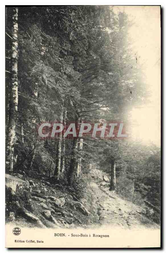 CPA Boen Sous Bois a Rotagnon 