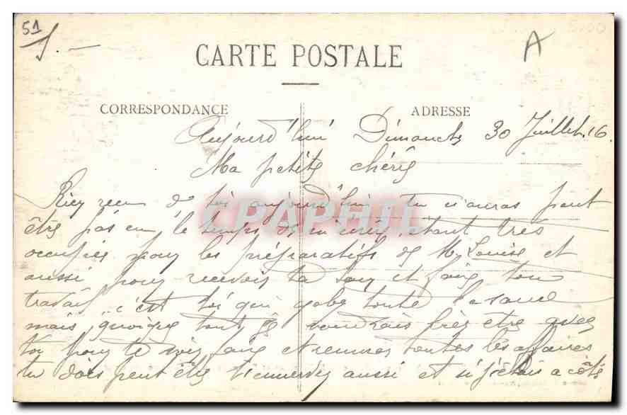 L'ARGONNE - Valmy - Statue de Kellermann et Pyramide où est enfermé son cœur - Edition E. Molason, Ste-Madehould - B-216 — Back
