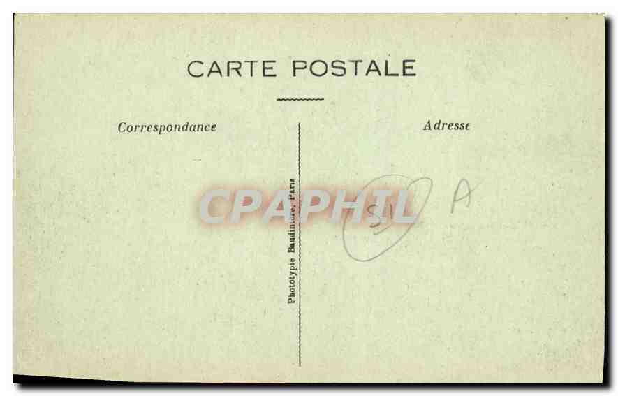 Colonne Commémorative de la Bataille de Marchais-Montmirail — 11 Février 1814 — Phototype Baudimière, Paris — Rückseite